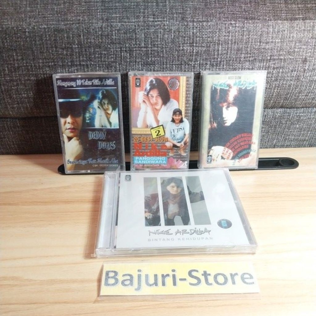 CD "Nike Ardilla" + Kaset Pita "Nike Ardilla"/Segel/Original/Sealed