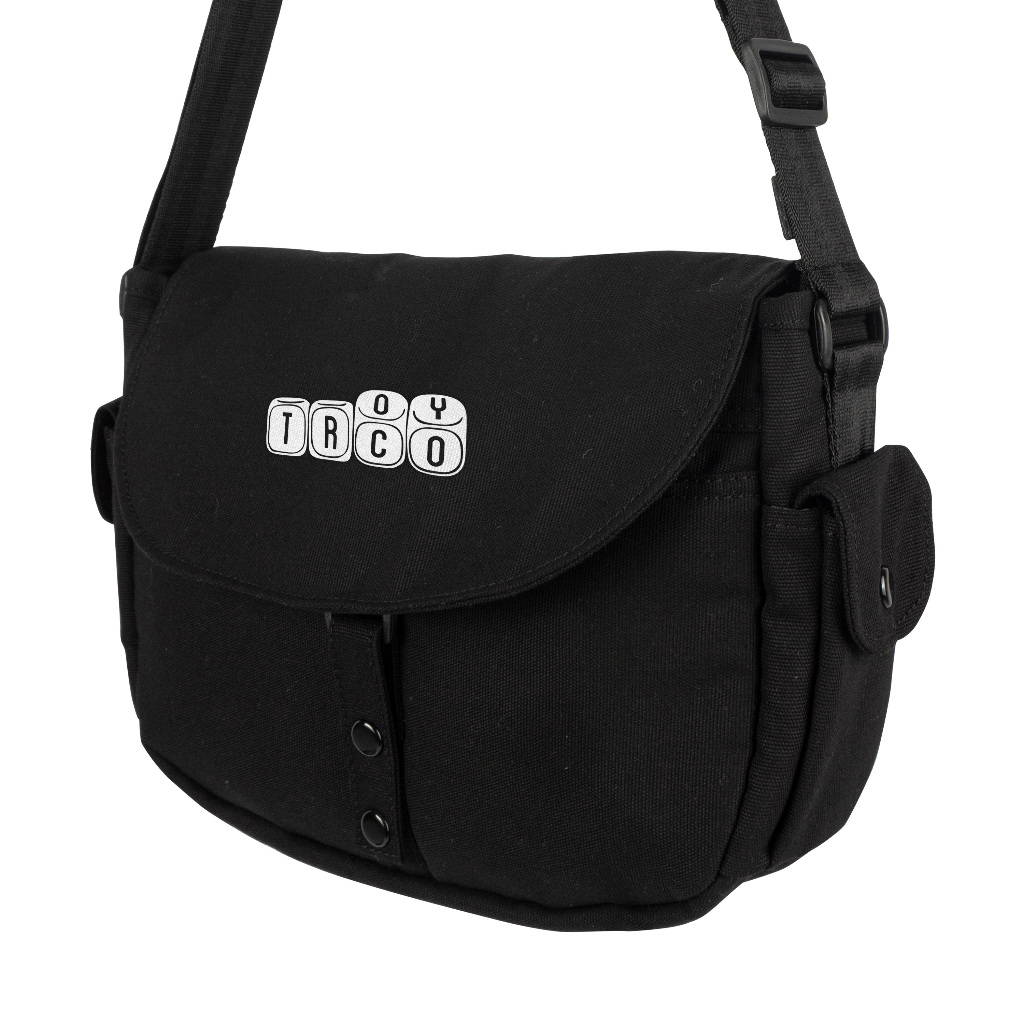 Troy Company Sling Bag Messenger Bag Cube Tco - Tas Selempang Hitam SBD 3422