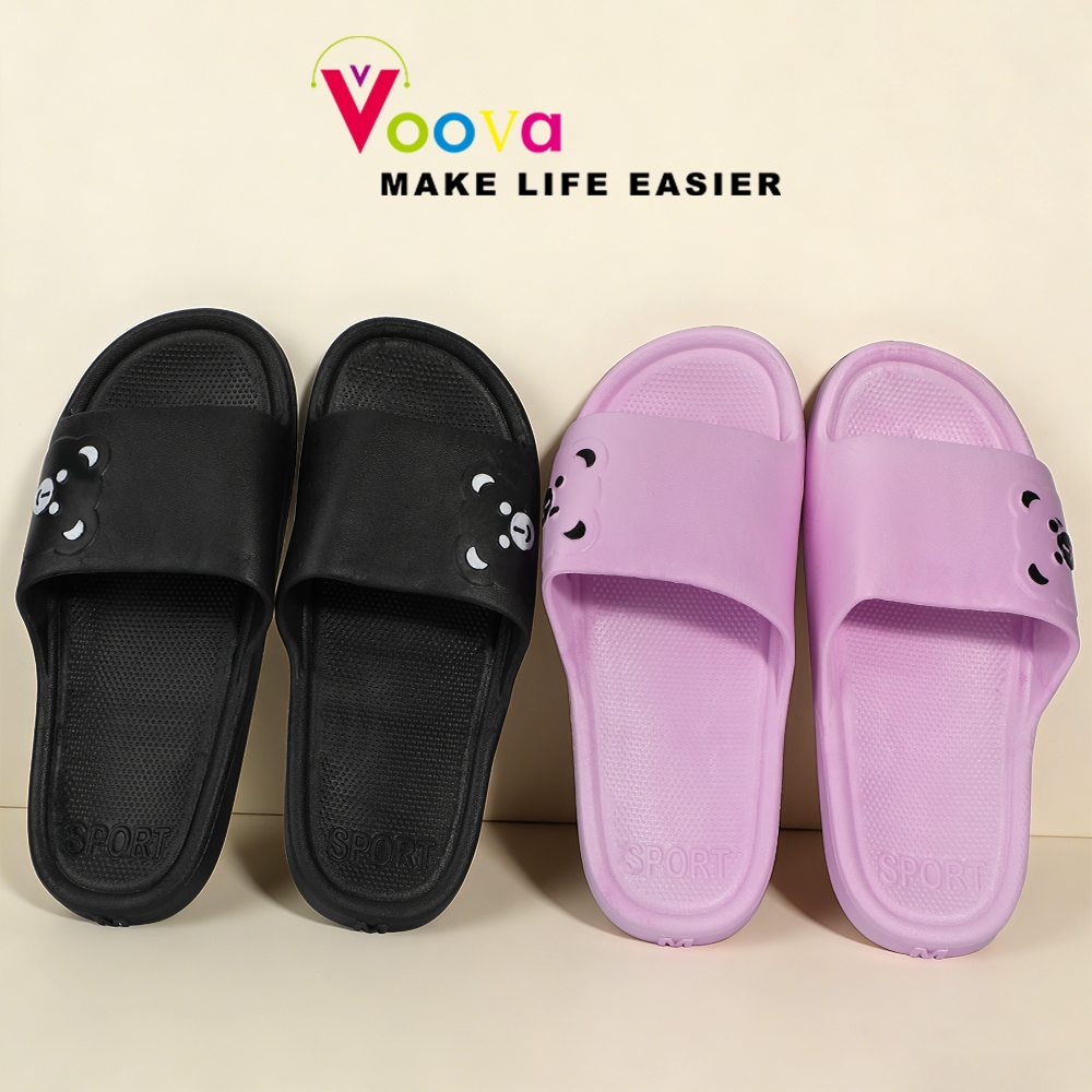 VOOVA Sandal Rumah/Sandal Karet Tebal/Sandal Pria Wanita/ Alas Kaki