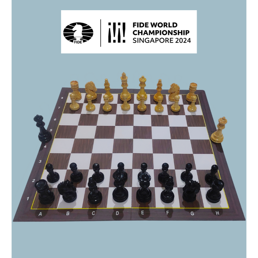 Papan Catur Lipat Mewah + Bidak Catur Kayu Unik + Tas Catur