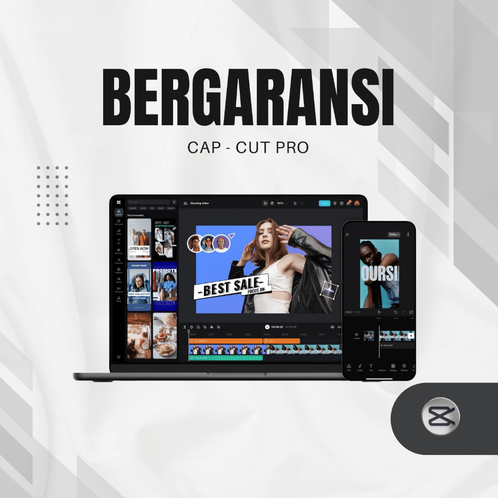 Promo Akses Premium dan Template Capcut Pro 1 Tahun