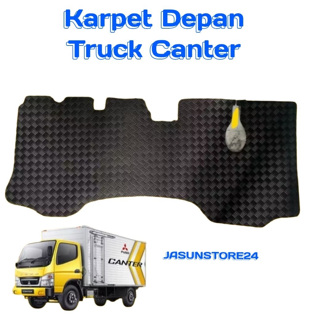KARPET DEPAN TRUK CENTER ALAS KAKI KABIN TRUK BOX CANTER DEPAN SAJA