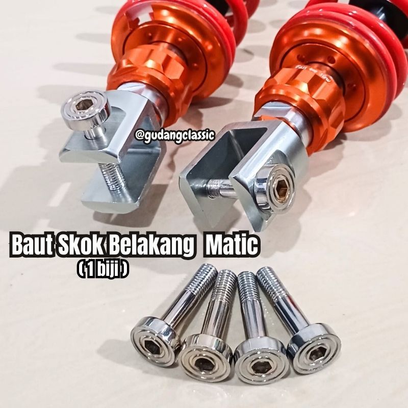 Baut Shock Belakang PCX 160 VARIO BEAT SCOPY 8x35 Bahan Besi