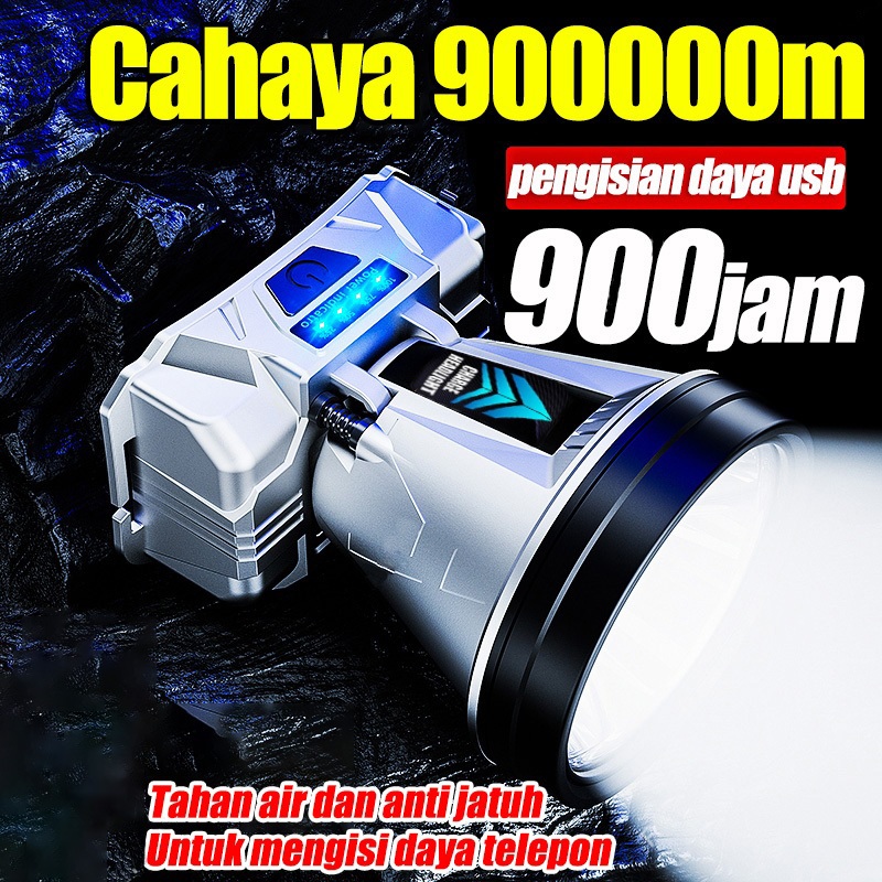 Headlamp outdoor senter kepala 500 watt super terang Anti Air senter kepala led zoom senter awet