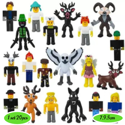 Mainan Roblox Mini Figure Topper Cake Hiasan Kue set 20pcs
