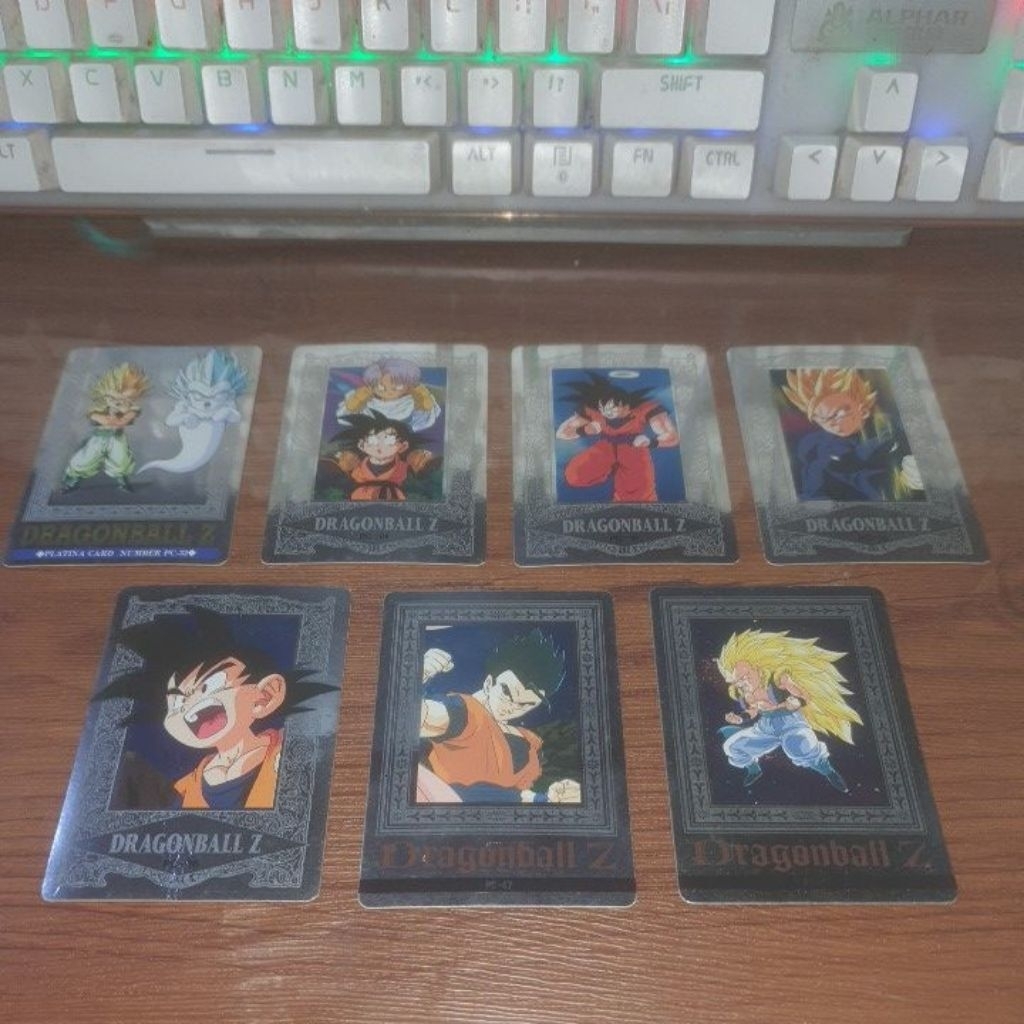 kartu dragon ball vintage platina