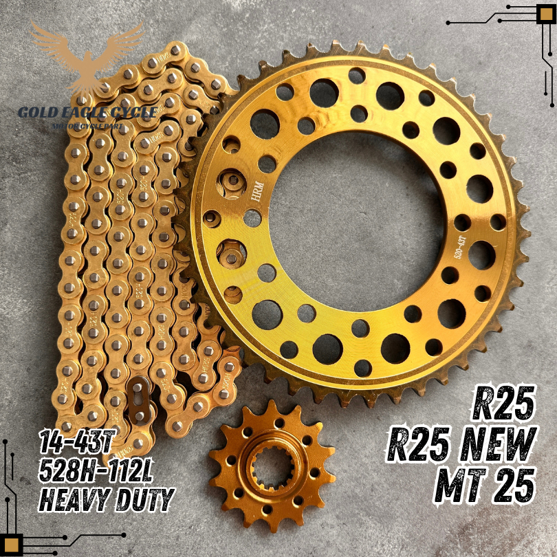 GEAR SET GIR SET R25 NEW R25 MT25 GOLD