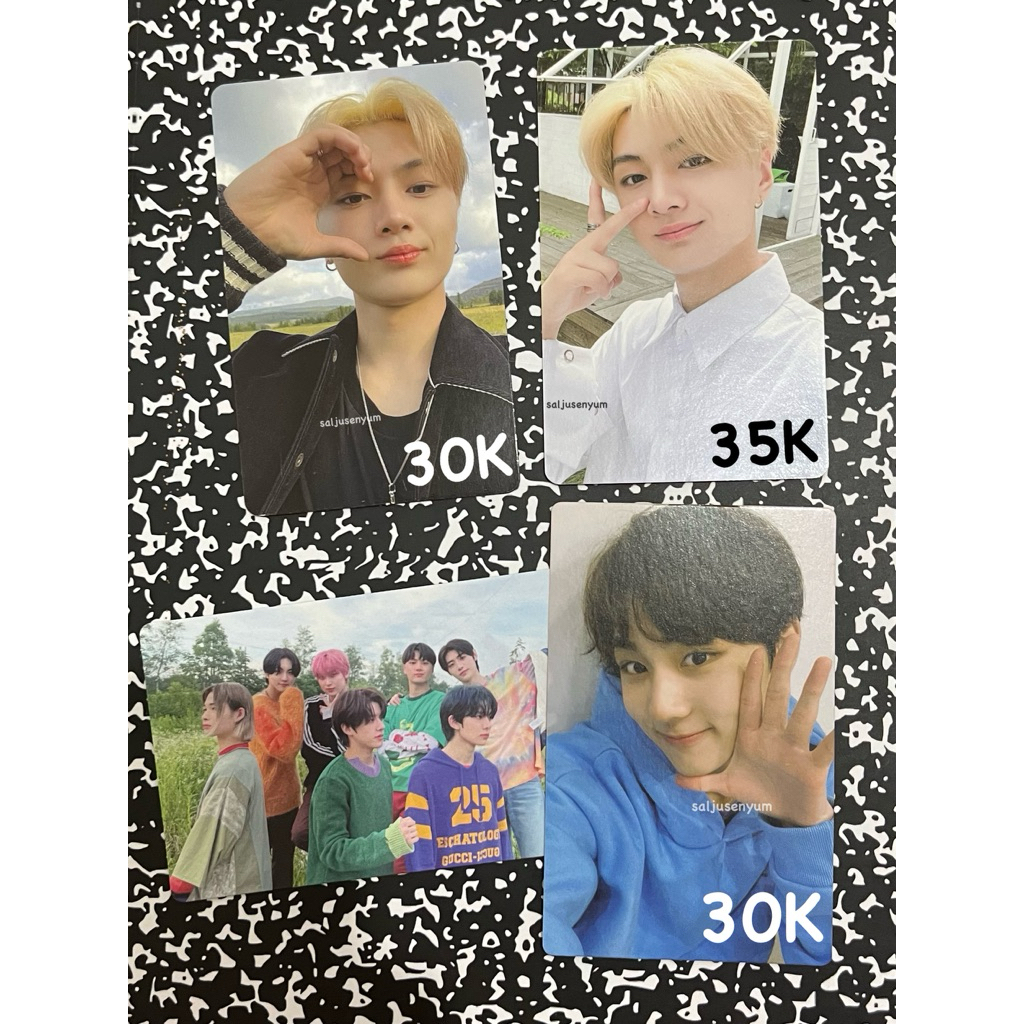 jay jungwon enhypen photocard (jungwon lightstick jay jumatan sg21 seasog greetings 2021 border day 