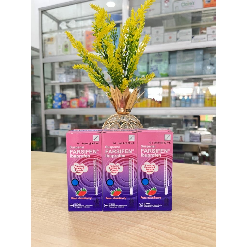 Farsifen Ibuprofen Sirup Anak Strawberry (60ml)