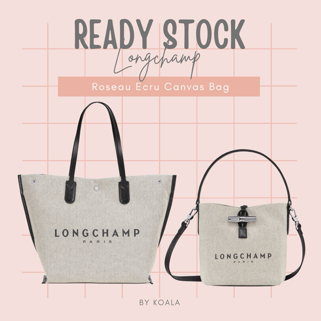 Tas LC Roseau Ecru Canvas Bag