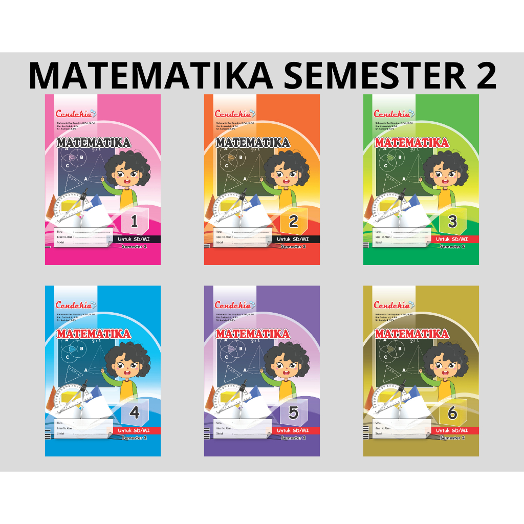 LKS MATEMATIKA//Modul Pendamping Matematika SD/MI Semester 2//Pustaka Cendekia