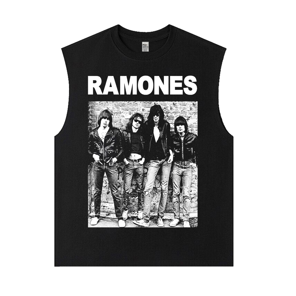 KAOS TANKTOP 24S / SINGLET / KAOS LEKBONG BAND RAMONES - ALBUM / TANKTOP / LEKBONG