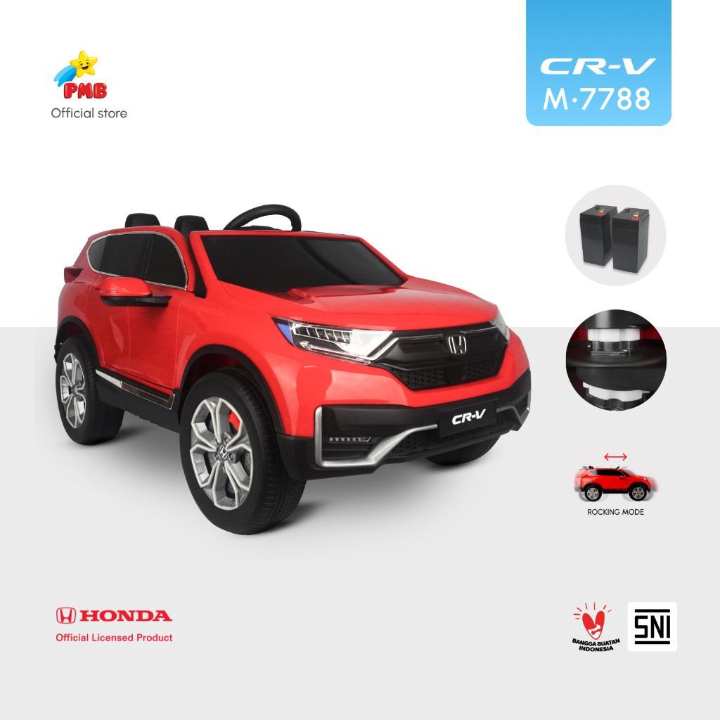 mainan mobil aki anak pmb 7788 honda crv m-7788 mobilan aki crv