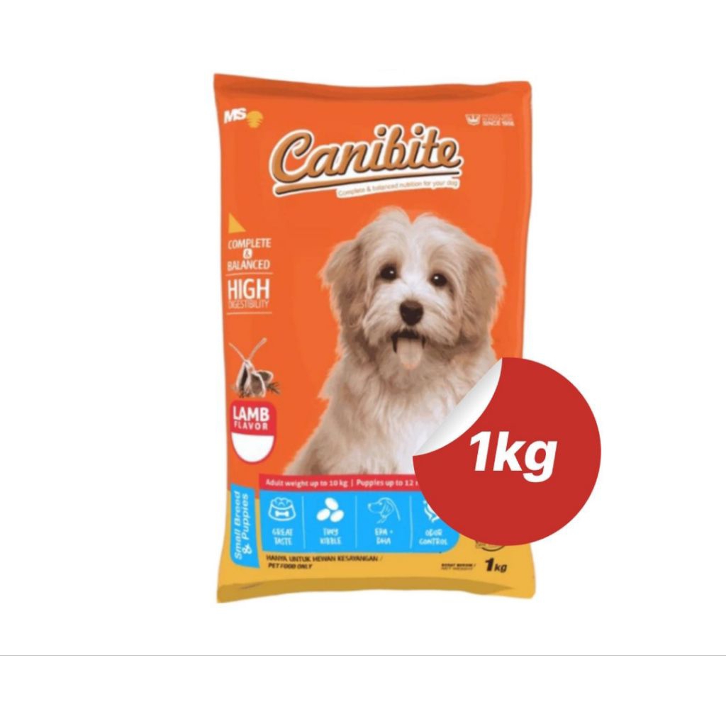 dogfood puppy canibite dan smallbreed 1kg