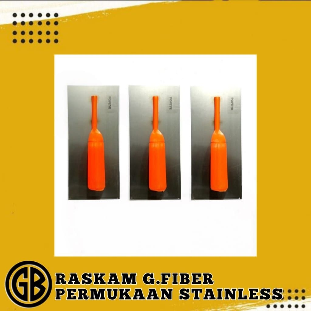 RASKAM GAGANG FIBER PERMUKAAN STAINLESS / RASKAM BESI