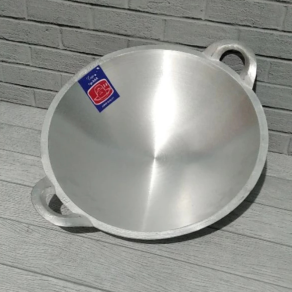 Wajan SUPER Penggorengan Kwali Cekung Alumunium Tebal Berkualitas Anti Lengket