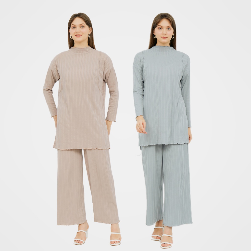 Nyonya Nursing Wear - Fatin | Feza | Aigul - Baju Ibu Hamil Dan Menyusui & Celana Panjang Wanita - D