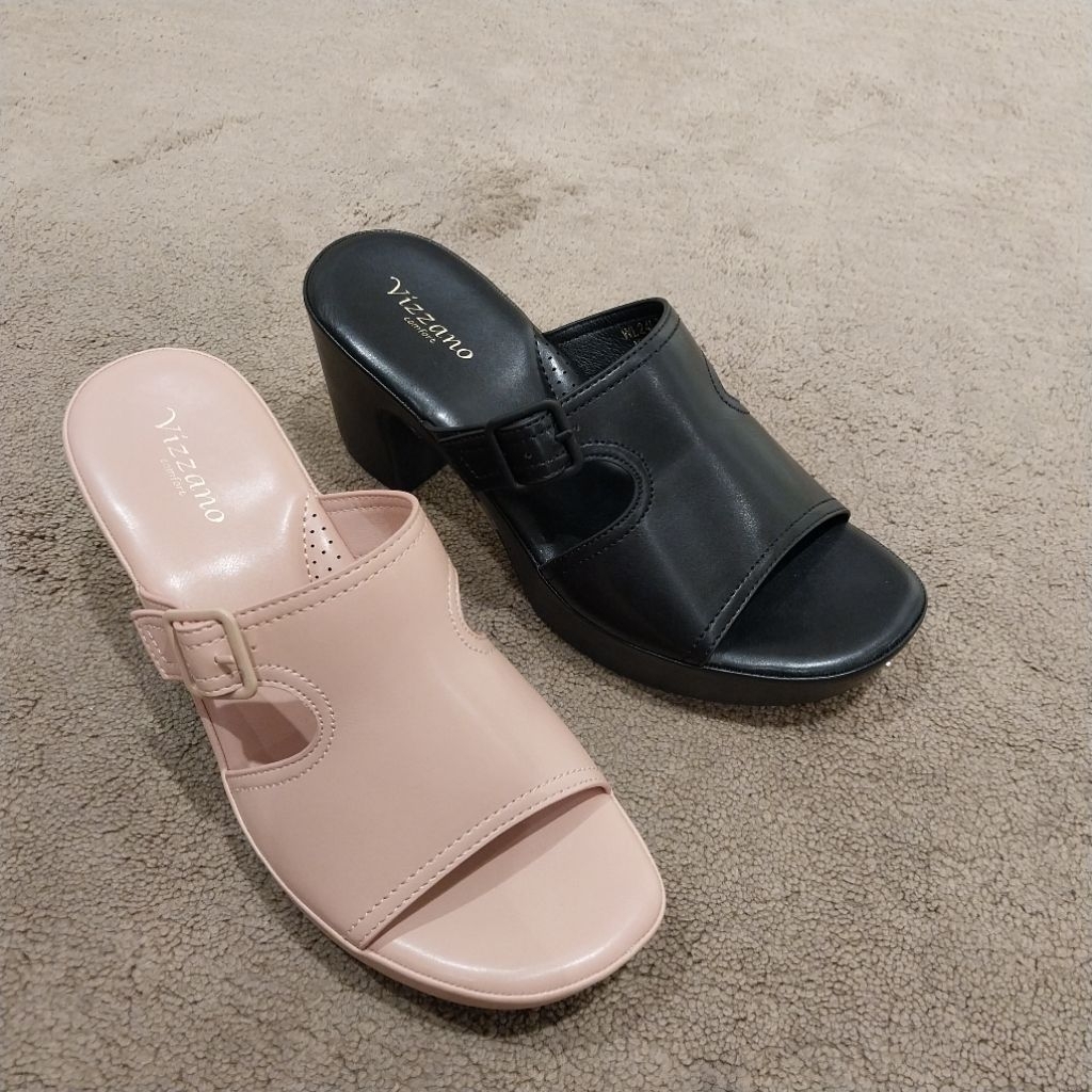VIZZANO sandal wanita heels 7cm ringan empuk ori
