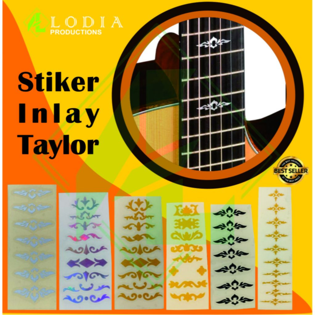 Stiker Fretboard Gitar Akustik Tipis Keren