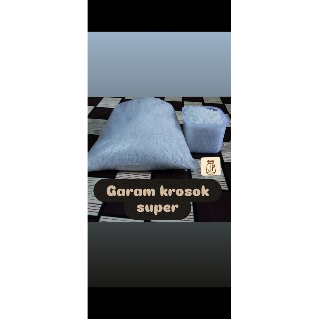 Krosok 1kg/Garam krosok/Garam ikan/Garam terapi/Garam tani