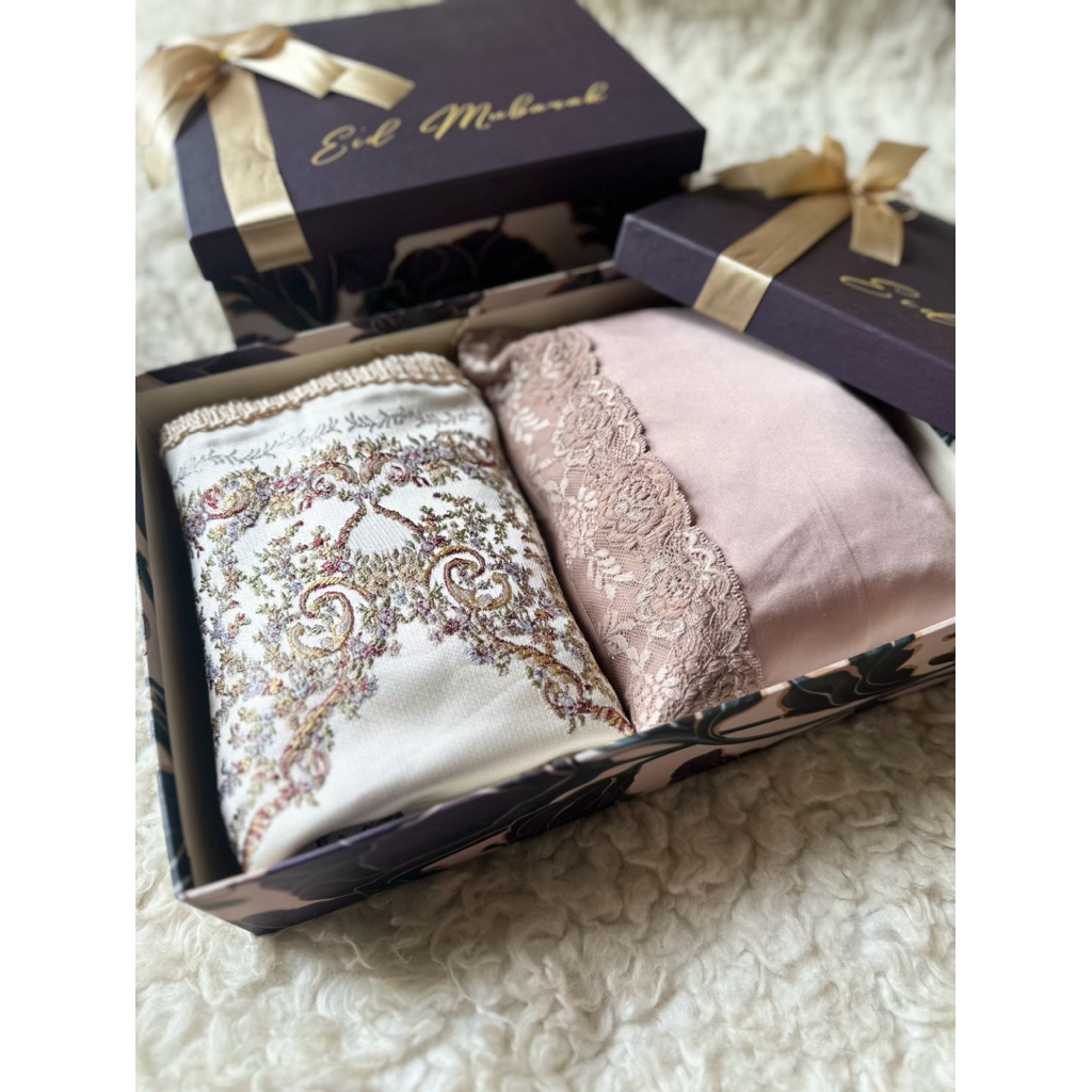 hampers mukenah sajadah premium