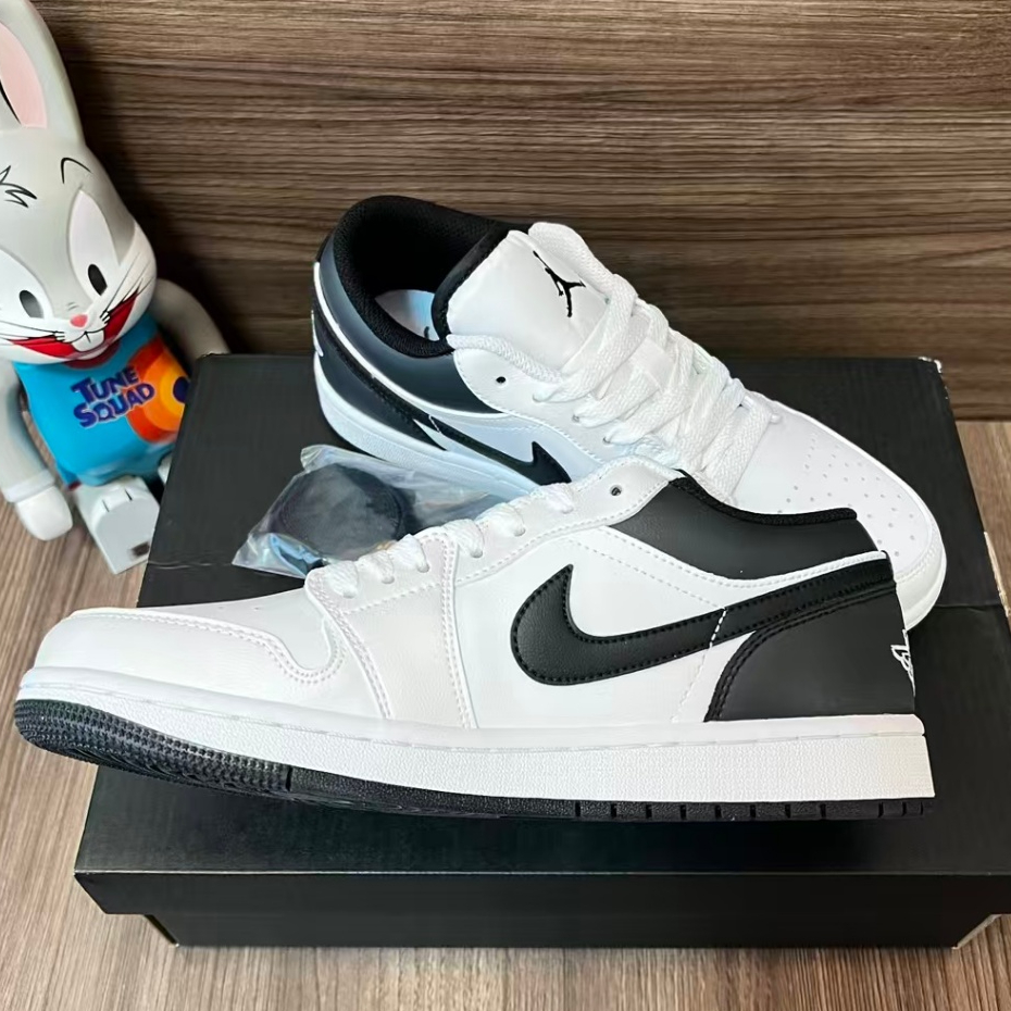 Air Jordan 1 Low Panda Black White Original Authentic