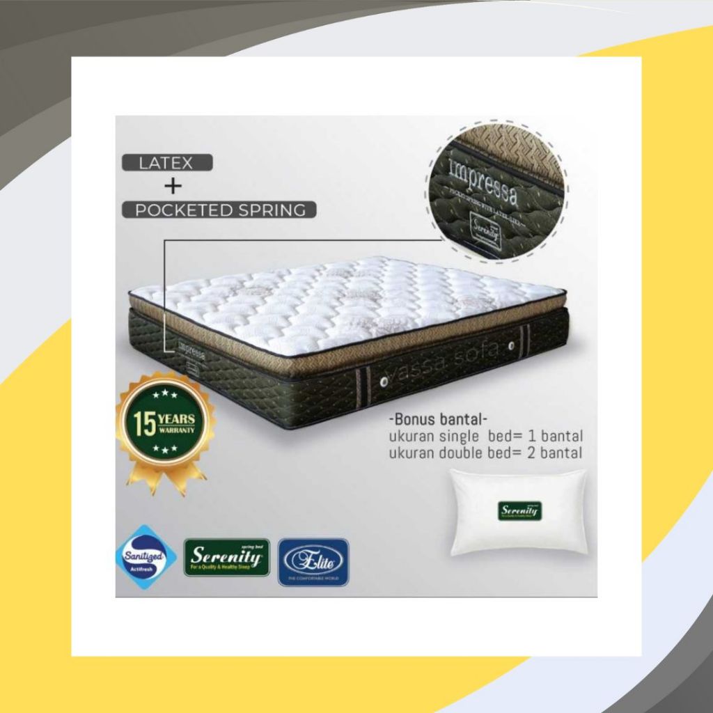 SERENITY/Mattras/Impressa Pocket Latex