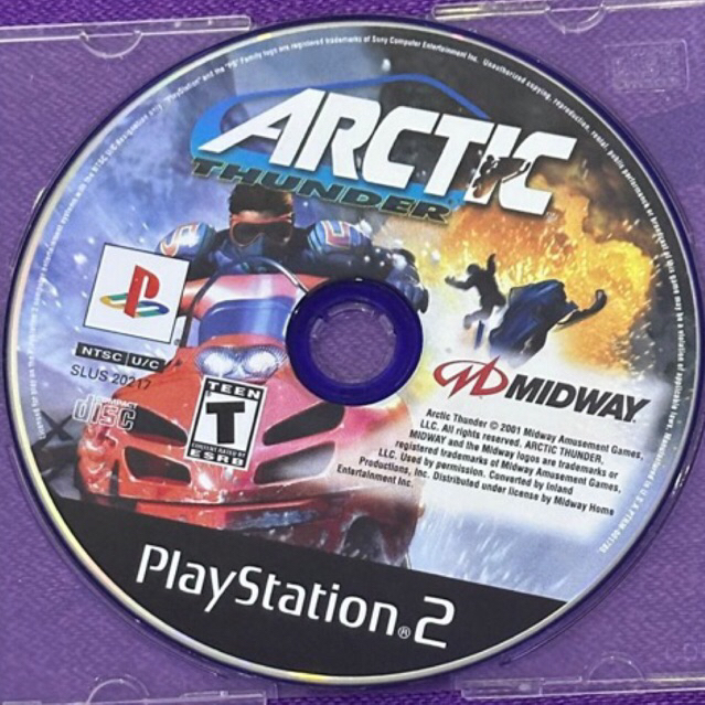 kaset ps2 ori us arctic thunder