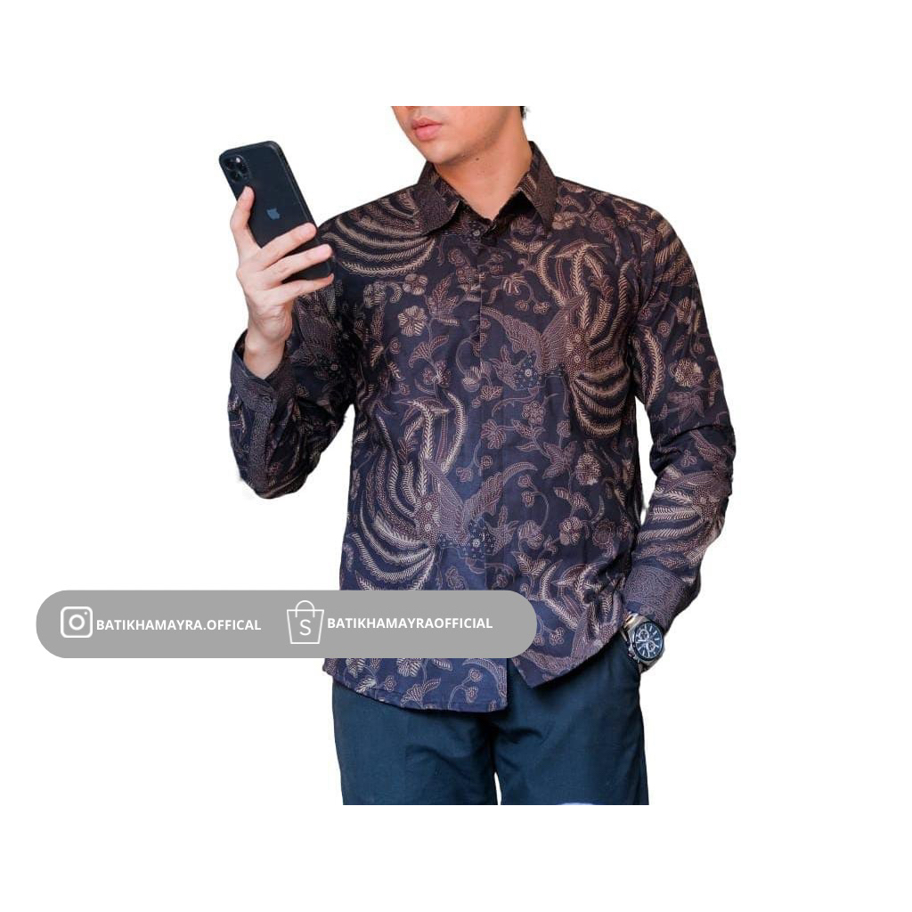 BATIK HAMAYRA||KEMEJA BATIK PREMIUM PRIA LENGAN PANJANG