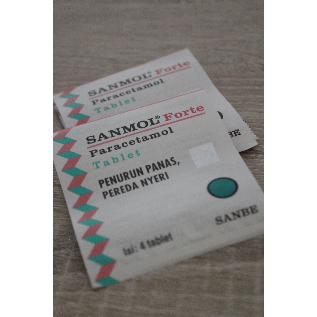 Sanmol Forte Paracetamol Tablet Penurun Panas dan Demam