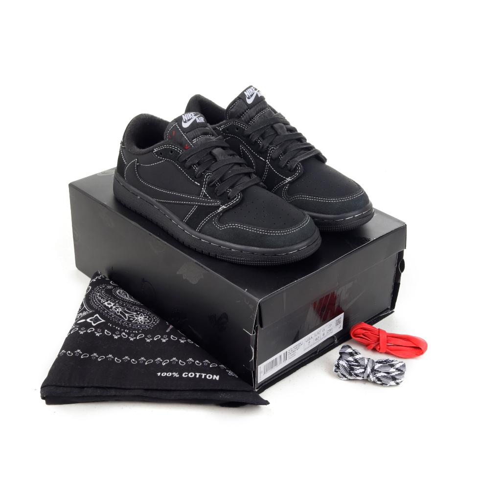Nike Air Jordan 1 Low X Travis Scott Black Phantom