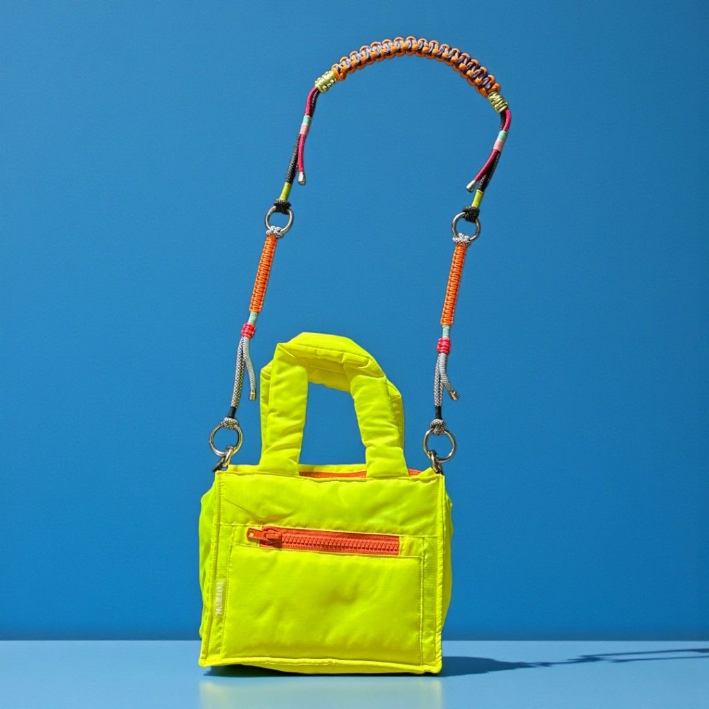 Potmon Bag — Tas Potmon — Tas Selempang Wanita Potmon — Warna Peridote Neon