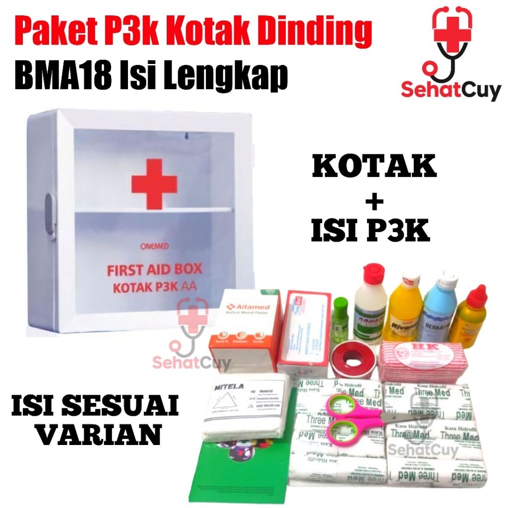 Paket P3K Dinding Lengkap Dan Ekonomis Paket P3K