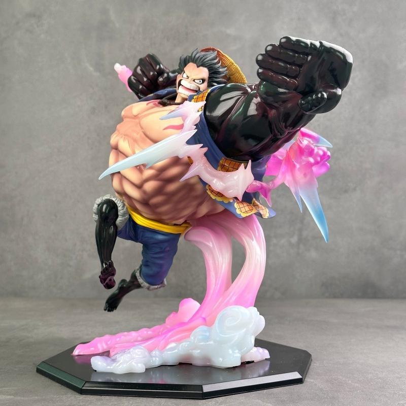 Action Figure One Piece Luffy Gear 4 Bounceman BY POP MAX Studio