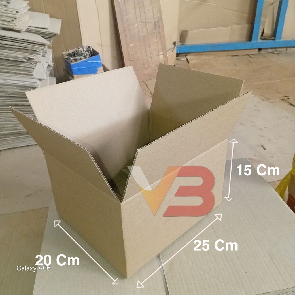 Kardus Packing, Ukuran 25x20x15Cm Kardus Polos, Kardus Murah, Kardus Besar,Kardus Kecil