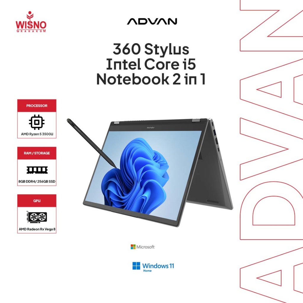Advan 360 Laptop 2 in 1 Touchscreen
