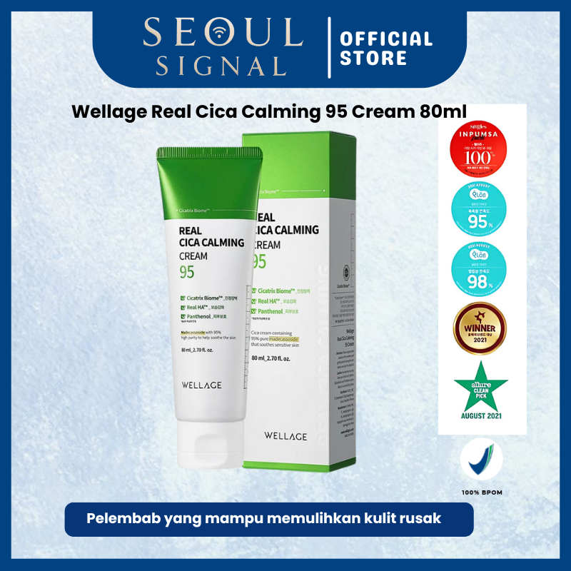 Wellage Real Cica Calming 95 Cream 80ml