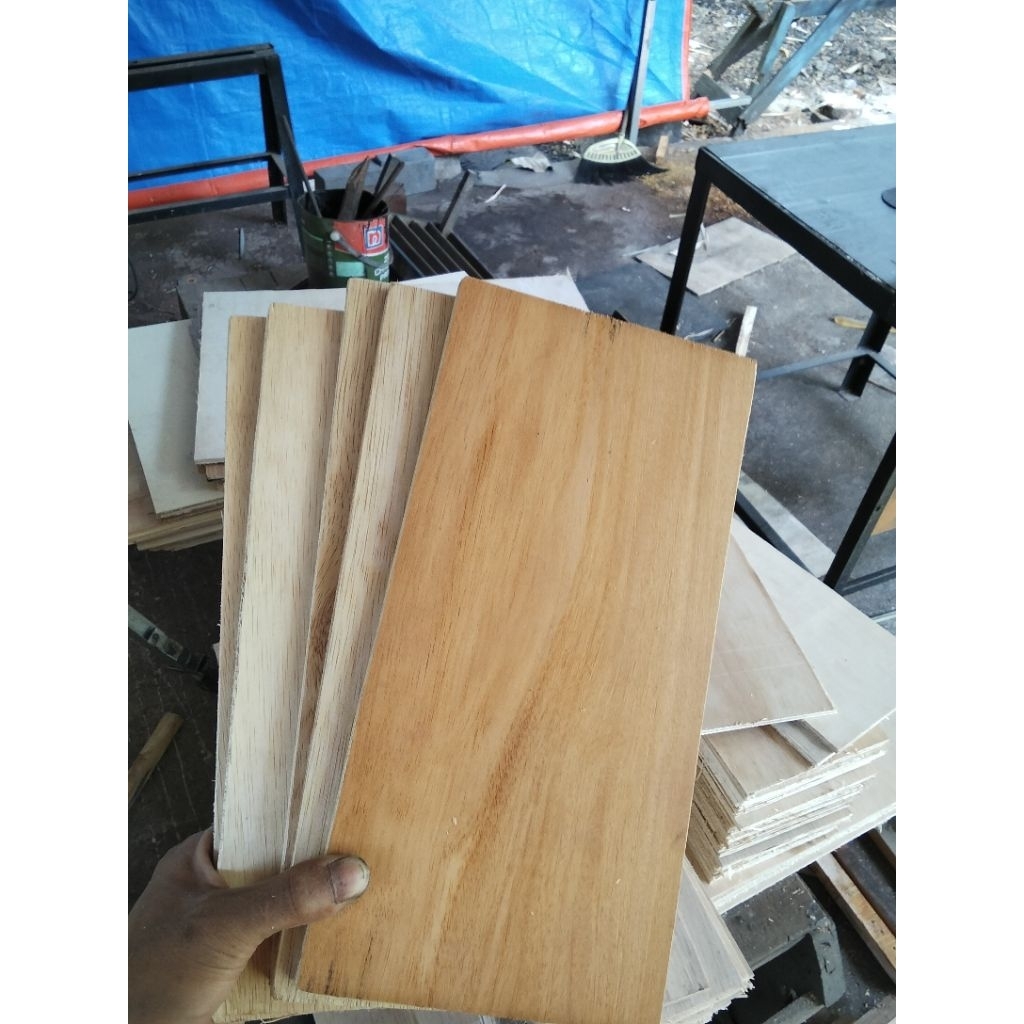 potongan triplek 8mm ukuran 15*30