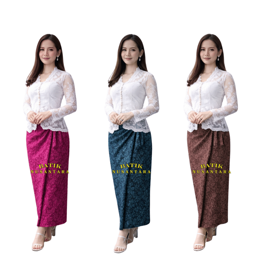 Rok Lilit Instan Bawahan Kebaya Bahan Jaguar Premium all size Bawahan kebaya modern
