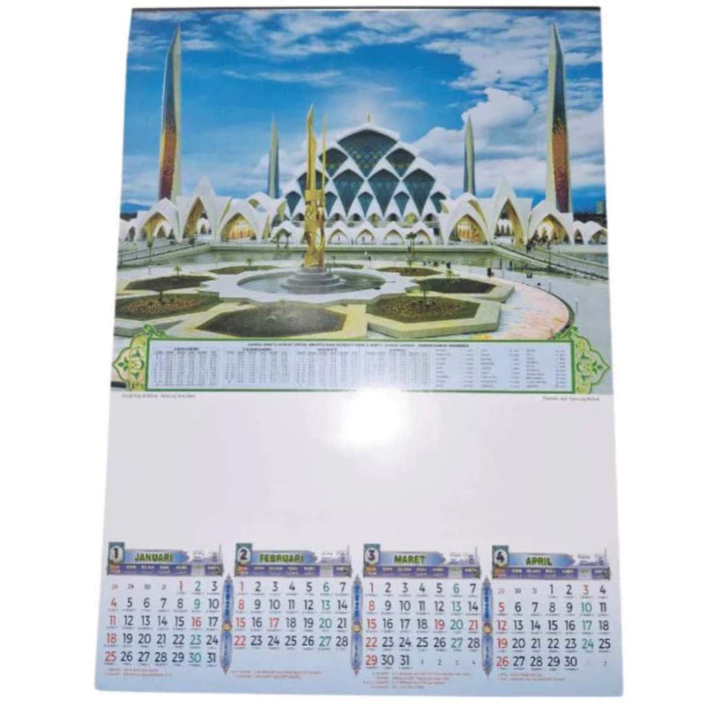 Kalender Dinding Triwulan Tahun 2026