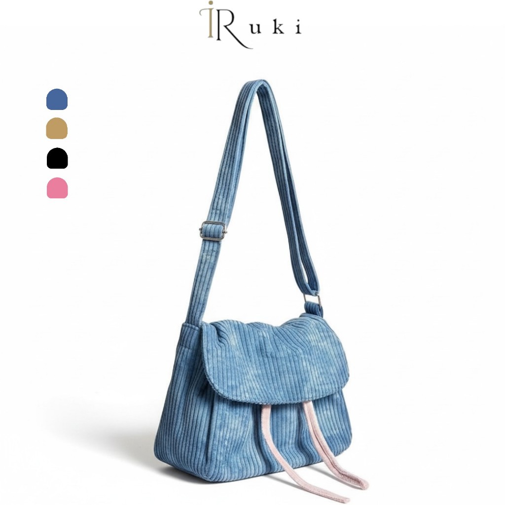 Tas Selempang Wanita YUKIO / Tas Wanita Corduroy / Tas Selempang Mini Corduroy