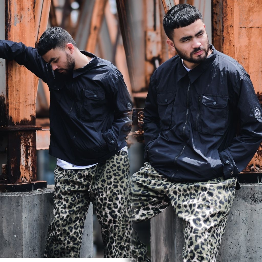 GNUS Overshirt Jacket-Jaket Pria Kerah Kemeja-Casual Outfit-Anti Angin,Banyak Saku,Crinkle