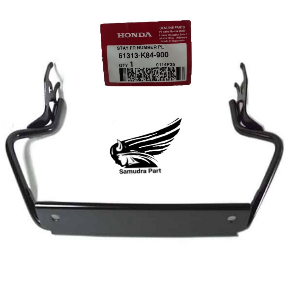 61313K84900 pangkon Plat Nomor CRF 150 dudukan Plat Nomer CRF 150 Original