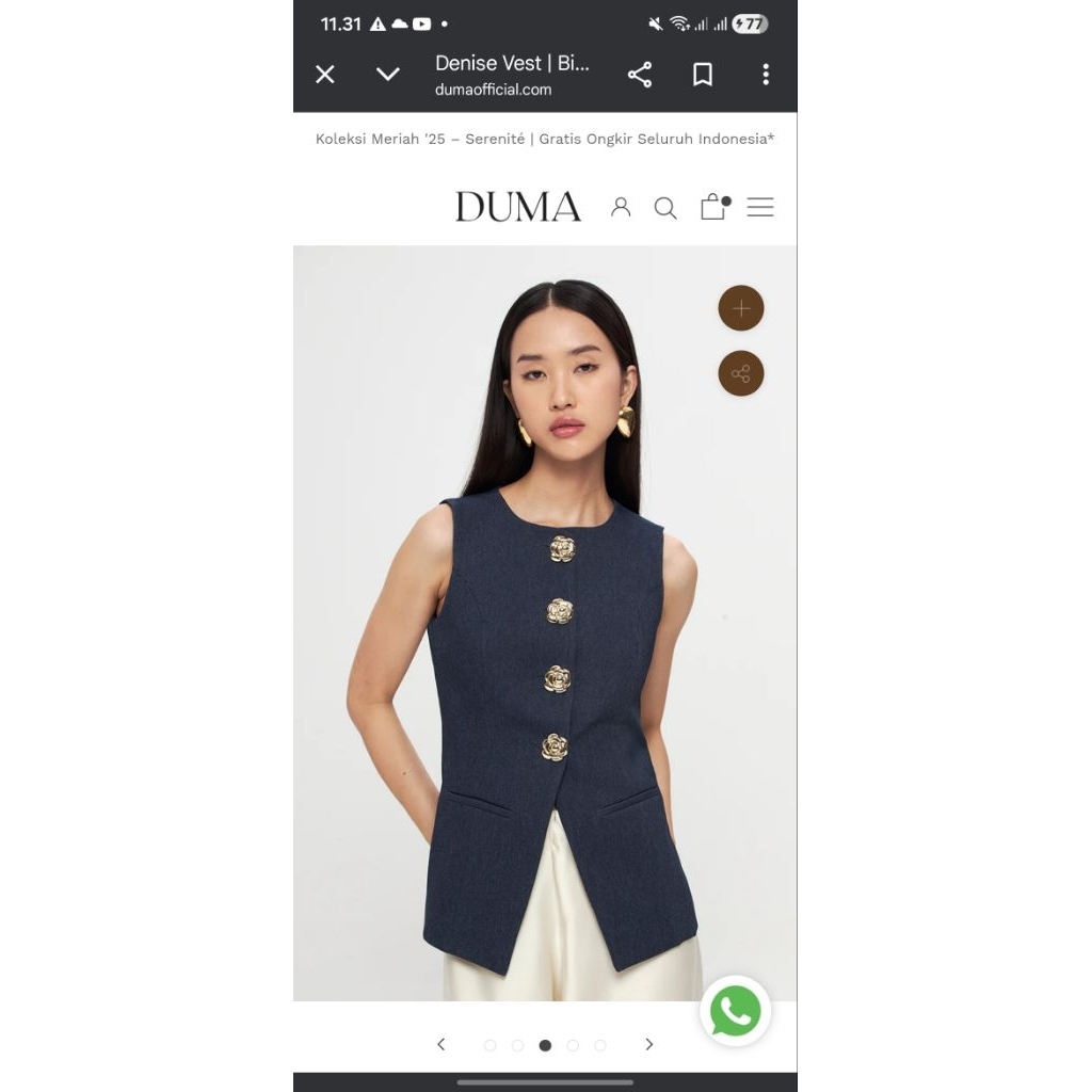 Duma Denise Vest New