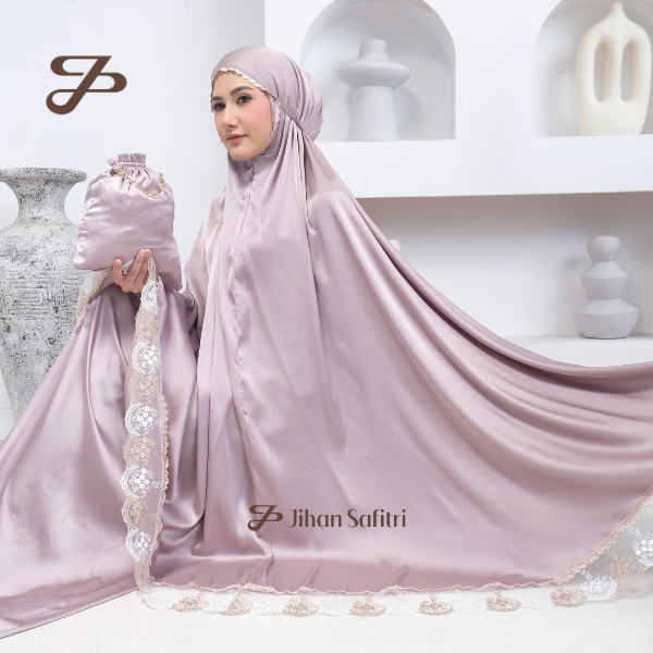JS - Mukena Dewasa Silk Premium Renda Mewah Daily Jihan Series