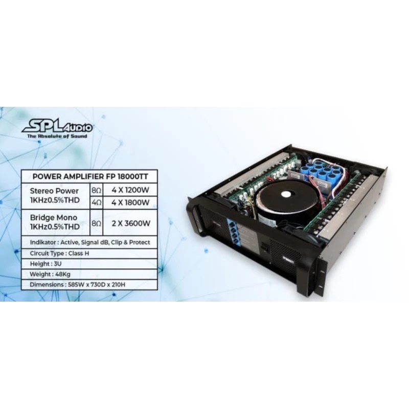 Power Amplifier SPL Audio FP18000TT - Power SPL AUDIO FP18000TT