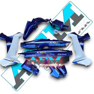 PROMO Cover Body Fizr ss two biru F1zr Full Set Cover Bodi Halus Yamaha Fiz r biru set striping ss t