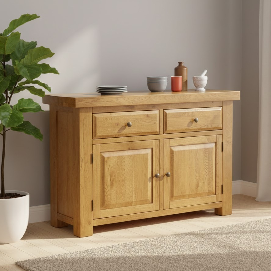 bufet meja tv meja dapur mini minimalis kayu jati solid murah