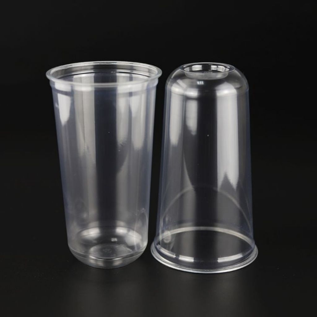 cug gelas oval ukuran 14oz 16oz 18oz 22oz