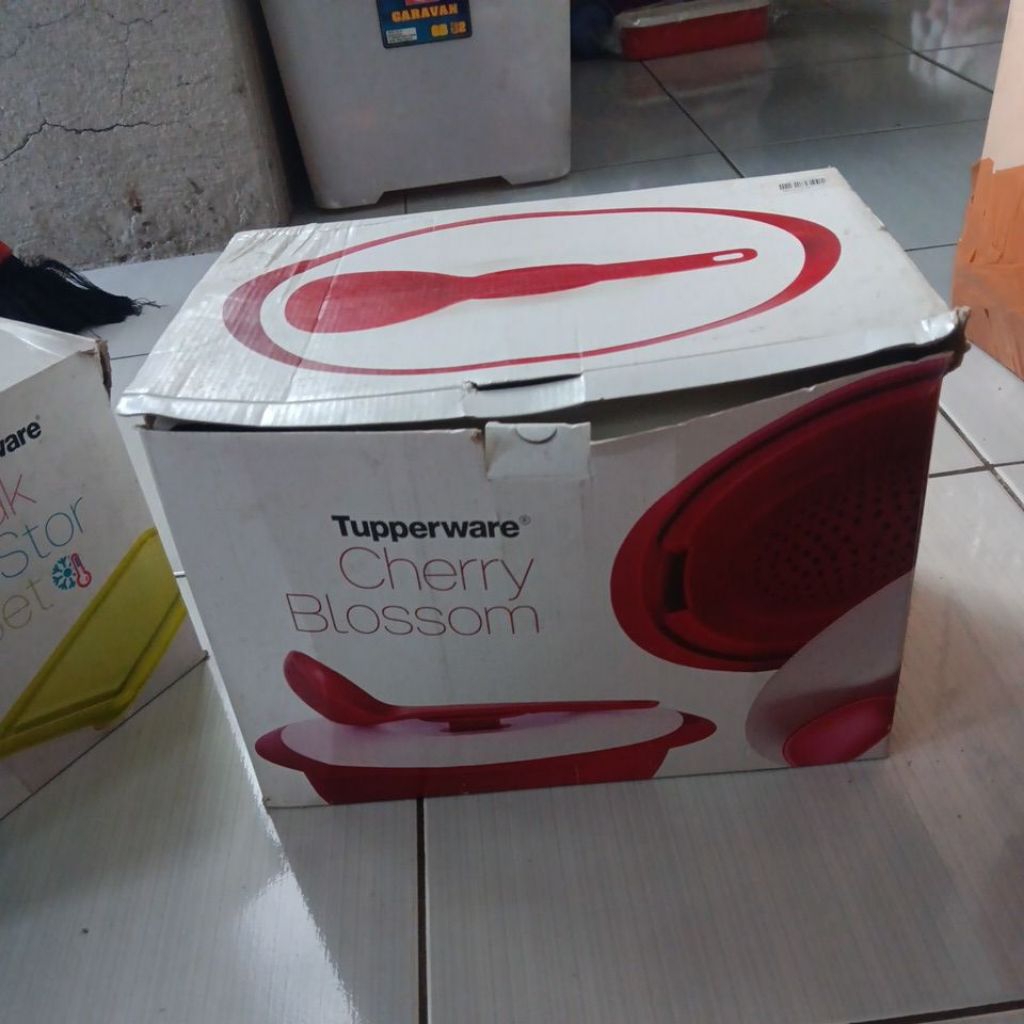 Cherry Blossom Tupperware